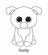 Coloring Beanie Pages Boo Ty Babies Popular sketch template