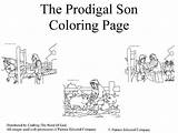 Coloring Prodigal Fils Prodigue sketch template