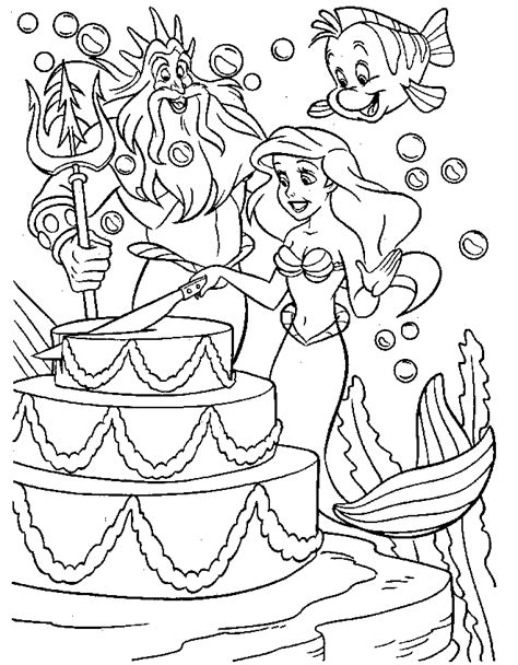 ariel coloring pages minister coloring
