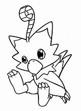 Digimon Pages Ausmalbilder Coloriages Picgifs Veemon Animaatjes Malvorlagen Animes sketch template