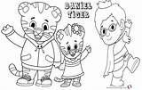 Daniel Tiger Coloring Pages Printable Print Color Colouring Kids Friends Margaret Book Popular Template Bettercoloring Family sketch template