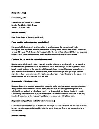 expungement letter template tutoreorg master  documents