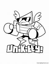 Unikitty Coloringonly sketch template