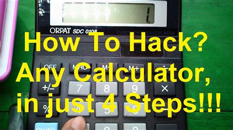 hack  calculator   steps   fun youtube