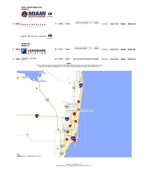 website  highlights airport locations   map