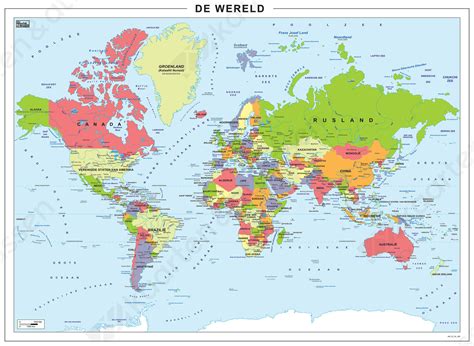 wereldkaart staatkundig  kaarten en atlassennl