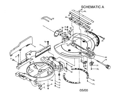 craftsman miter  parts diagram