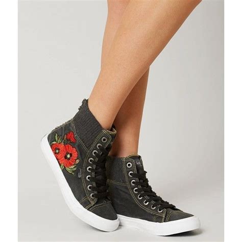 blowfish high top shoe black      polyvore featuring shoes sneakers black