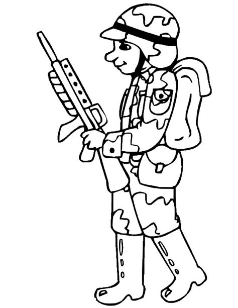 drawing military soldier coloring pages drawing military soldier