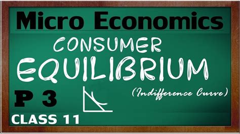 micro economics consumer equilibrium indifference