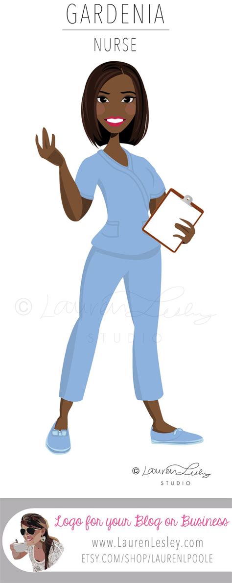 Nurse Illustration Logo Medical Tips And Advice Medical