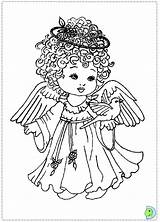 Coloring Angel Pages Christmas Angels Print Colouring Kids Printable Adult Color Adults Dinokids Drawings Close Comments Rocks sketch template
