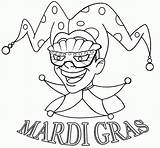 Coloring Mardi Gras Pages Printable Comments sketch template