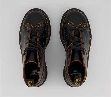 dr martens church quad black ankle boots