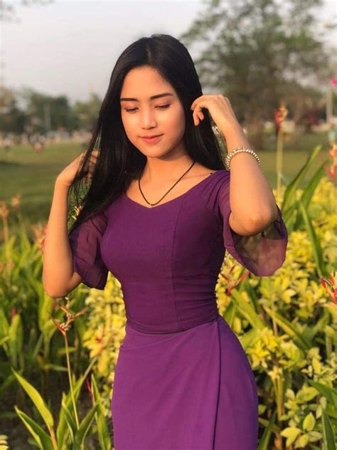 pin on myanmar girls