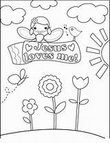 Coloring Pages Jesus Neighbor Loves Colorir sketch template