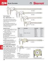 series   series dial calipers starrett  catalogs technical documentation