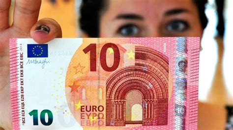 der neue zehn euro schein ist da das ist anders unterschiede im