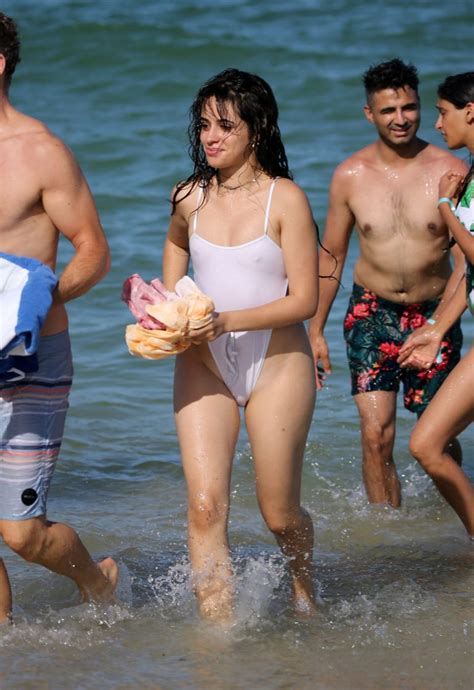 Leaked camila cabello showing her great booty in thong bikini