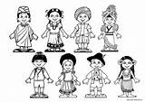 Children Coloring Pages Around Large sketch template