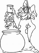 Halloween Kids Coloring Pages Fun Witches sketch template