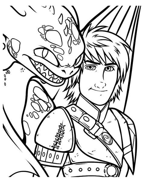 train  dragon hiccup  toothless coloring pages coloring