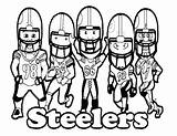 Coloring Pages Steelers Football Nfl Player Printable Mascots Helmet Getcolorings Kids Getdrawings Anycoloring Color Colorings Pittsburgh Sheets sketch template