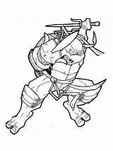 Raphael Coloring Pages Ninja sketch template