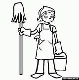 Cleaning Coloring Pages Clipart Housework Spring House Clean Clip Online Quotes Preschool Helping Others Diwali Doing Kids Yard Color Chores sketch template