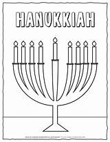 Hanukkah Menorah Planerium sketch template