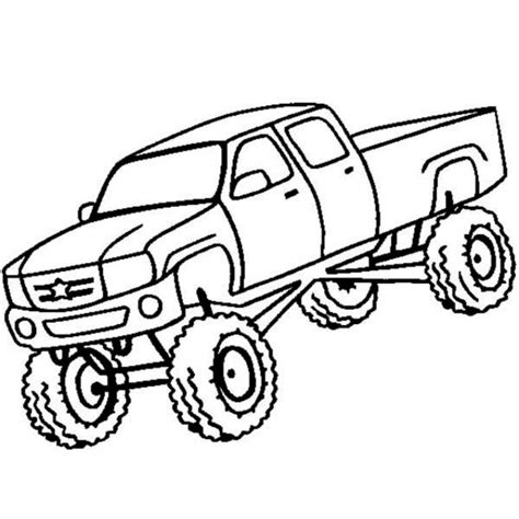 lifted truck drawing  getdrawings