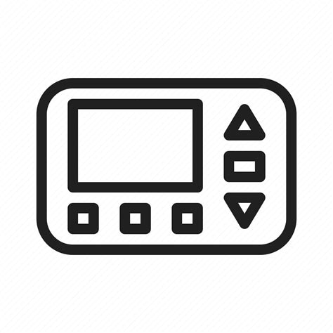climate control temperature thermostat icon   iconfinder