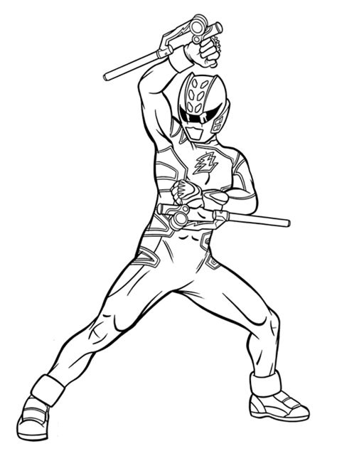 kids page power rangers coloring pages