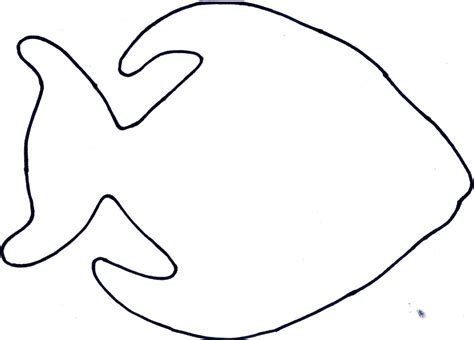 simple fish outline clipartsco