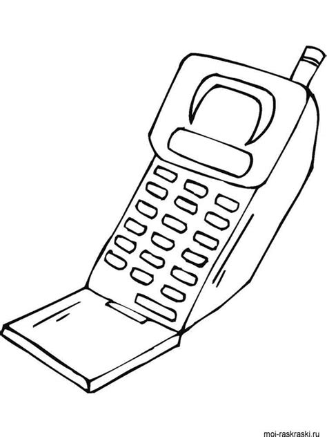 phone coloring pages
