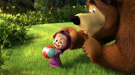 russian cartoon masha and the bear has been watched more than a billion