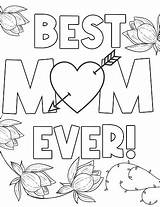 Coloring Printable Mom Mother Mothers Ever Peasy Voila Adore Absolutely Ll Gift Perfect She Easy sketch template