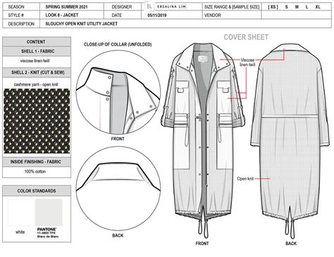 professional tech pack  knit  woven jacket behance