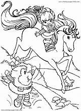 Rainbow Coloring Pages Brite Bright Printable Cartoon Color Kids Sheets Characters Colouring Character Sheet Book Print Plate Cartoons Unicorn Found sketch template
