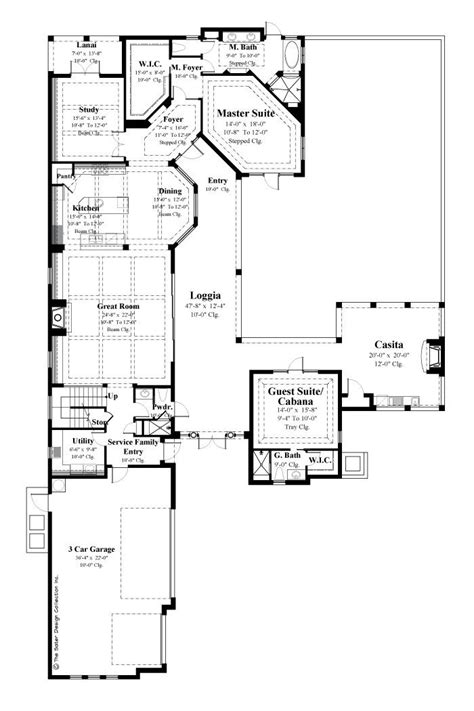 images  courtyard house plans  sater design collection  pinterest house