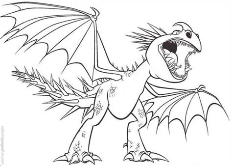 train  dragon coloring pages printable deadly nadder