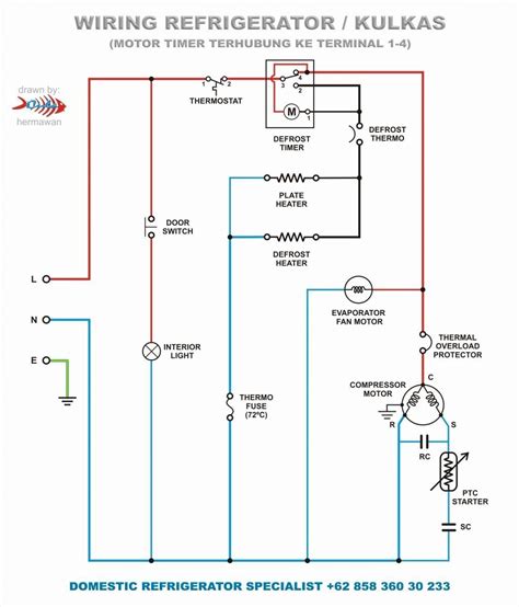 walk  freezer wiring diagram