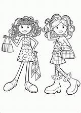 Coloring Groovy Pages Girls Printable Adult Library Clipart Colouring Popular sketch template