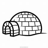Igloo Coloring Pages sketch template