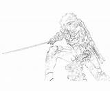 Gear Raiden Metal Solid Coloring Pages Weapon Sword sketch template
