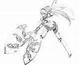 Persona Labrys Arena Characters Pages Coloring sketch template