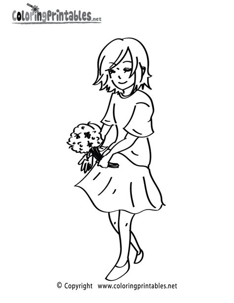 girl flowers coloring page   girls coloring printable