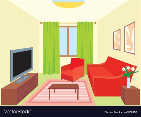 living room royalty  vector image vectorstock
