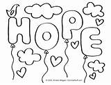 Hope Coloring Sheets Color Template sketch template