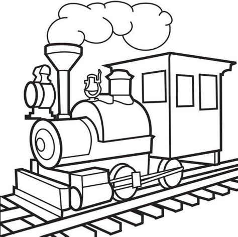 railroad tracks pages coloring pages